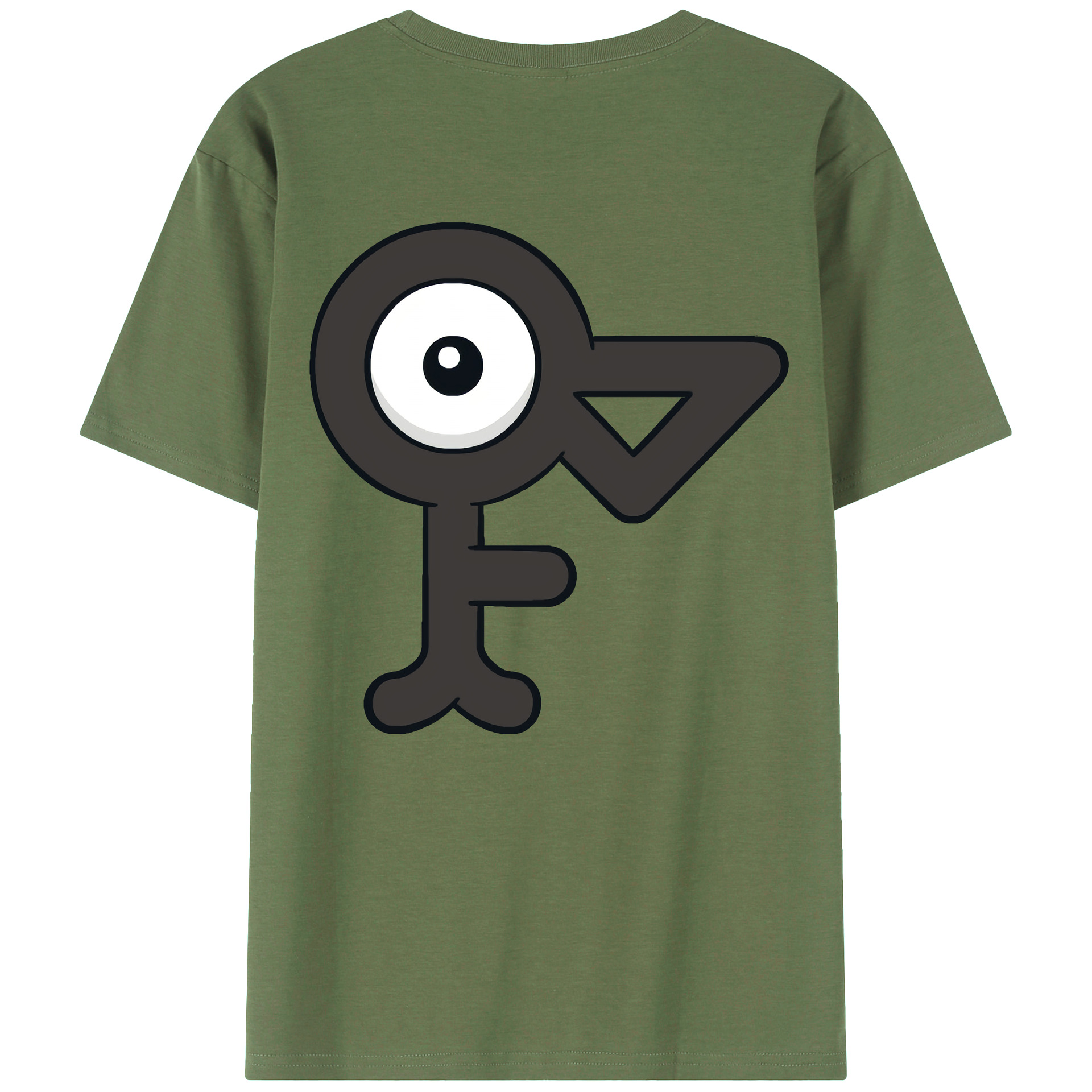 （画像用） ポケットモンスター Pokémon 綿100％ メンズ半袖Tシャツ（バックプリント） 通気性